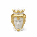 Giardini di Marzo - Testa di Moro - 18.5x12.5cm | White & Gold