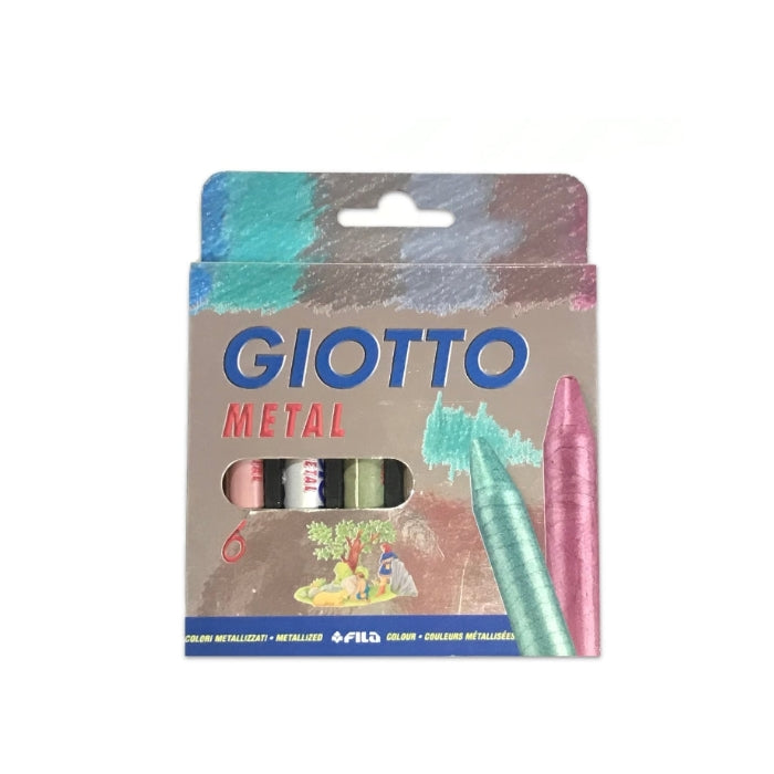 Giotto - Metal - Pastelli A Cera - 6 Pezzi - 283000