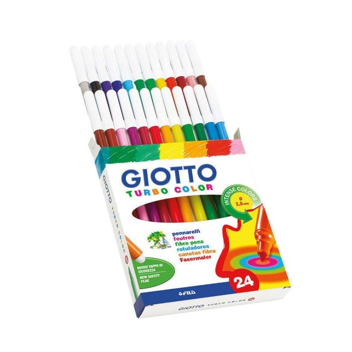 Giotto - Turbo Color - Pennarelli - 24 Pezzi - 417000