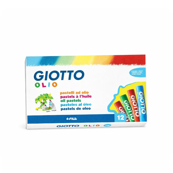 Giotto - Olio - Pastelli Ad Olio - 12 Pezzi