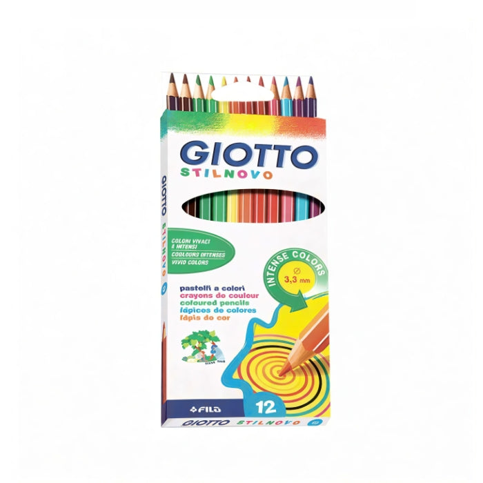 Giotto - Stilnovo - Matite Colorate - 12 Pezzi