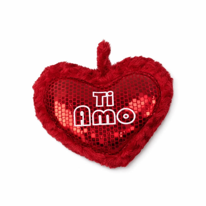 GoldenHill - Cuscino - Cuore con Scritta "Ti Amo"