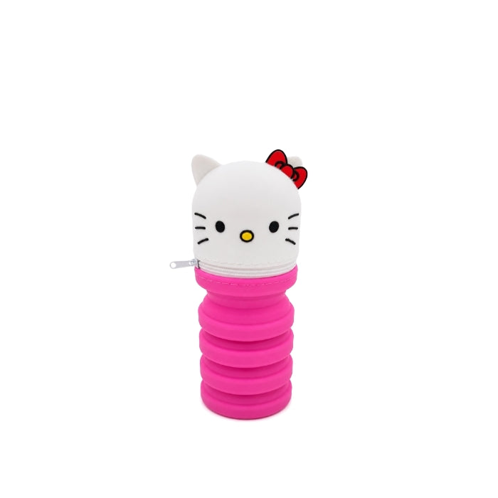 Hello Kitty - Portapenne Estensibile in Silicone con Zip