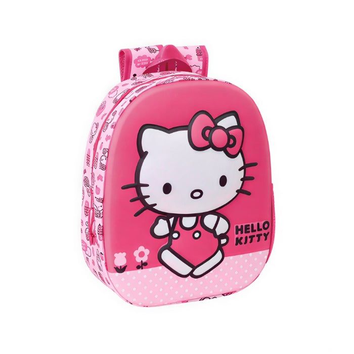 Hello Kitty - Zaino Asilo | Inserto 3D - Rosa