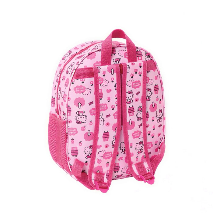 Hello Kitty - Zaino Asilo | Inserto 3D - Rosa