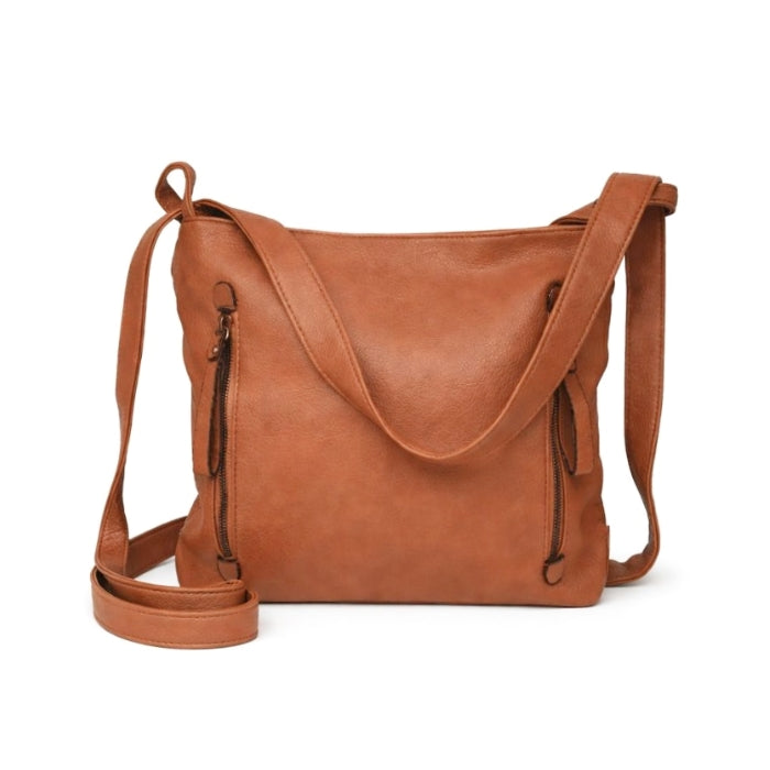 Hoggi Creation - Funtional - Borsa Spalla / Tracolla - Effetto Pelle | Cuoio