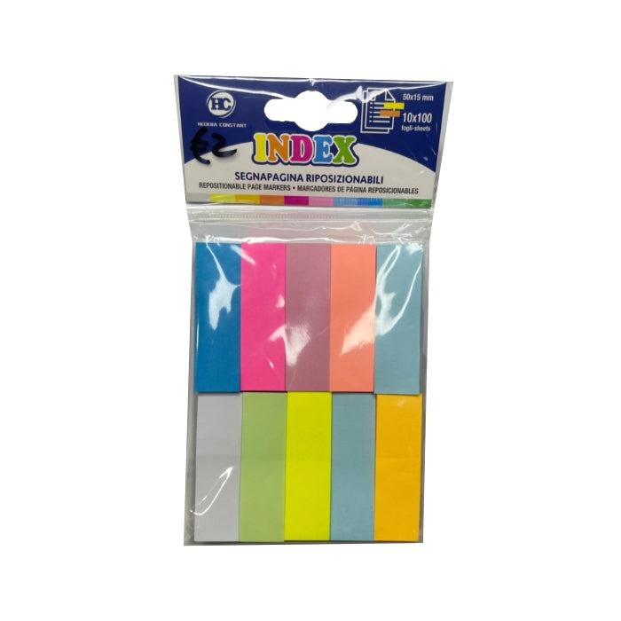 Index - Segnapagina Riposizionabili - 50x15mm