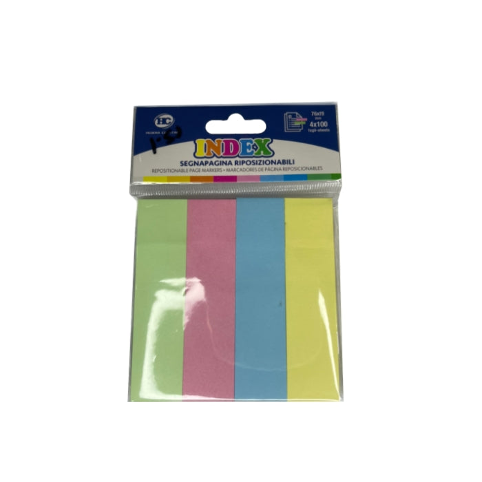 Index - Segnapagina Riposizionabili - 76x19mm