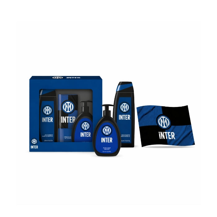 Inter - Cofanetto - Sapone Liquido + Doccia Shampoo + Bandiera
