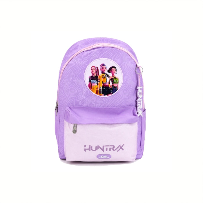 K-Pop Demon Hunters - Zaino Scolastico Lilla e Rosa con Tasca Glitter