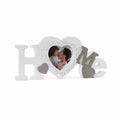 Legno&Disegno - Portafoto - Scritta "HOME" - 7.5x7.5cm
