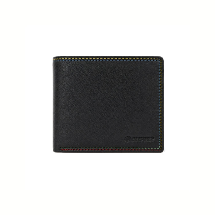 Lotto - Portafoglio - Trifold con Cuciture Colorate e Logo Embossato