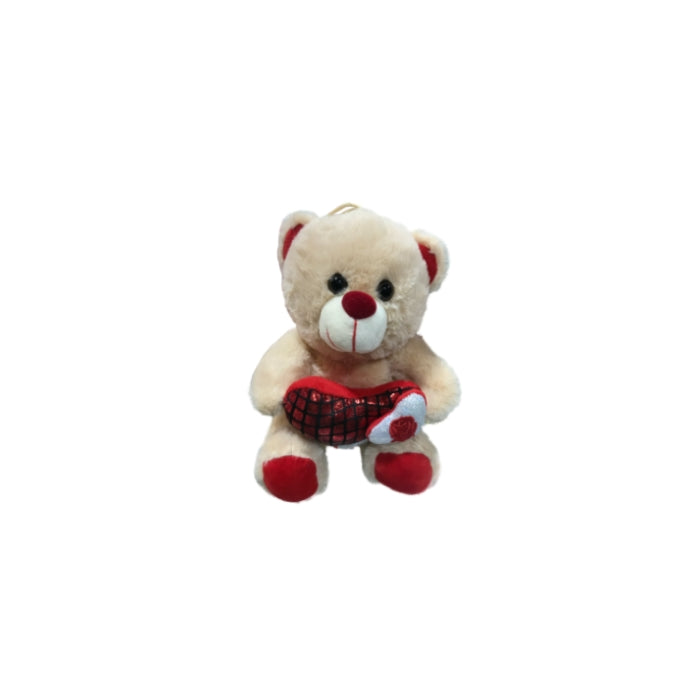 Love - Orsetto Love Con Rosa - Peluche - TF2401-25CM