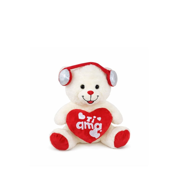 Love - Peluche - Orsetto "Ti Amo" con Cuffie