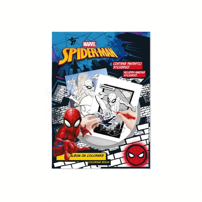 Marvel - Spider-Man - Album da Colorare | 80 Adesivi