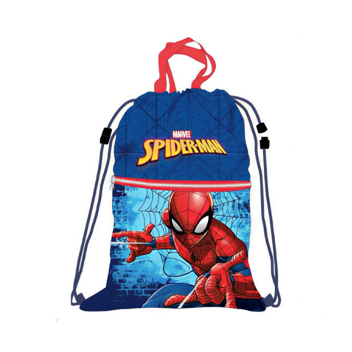 Marvel - Spider-Man - Sacca Bambino con Tasca Zip