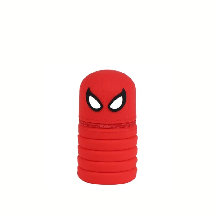 Marvel - Spiderman - Portapenne Estensibile in Silicone con Zip