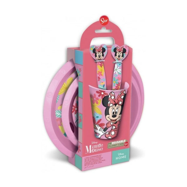 Minnie Mouse - Servizio Da Tavola - 5 Pezzi - 74400