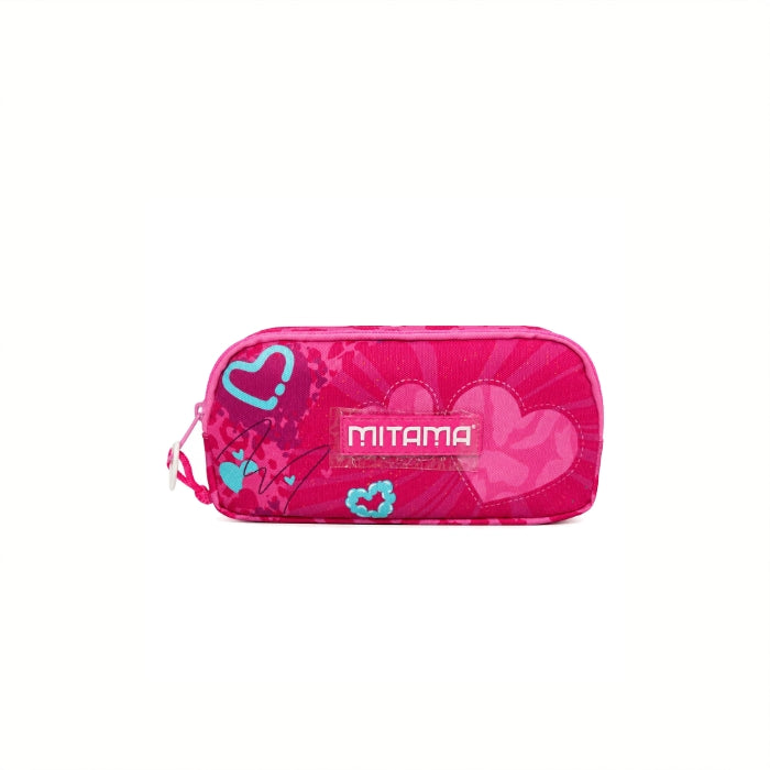 Mitama - Astuccio - Portapenne Rosa con Cuori