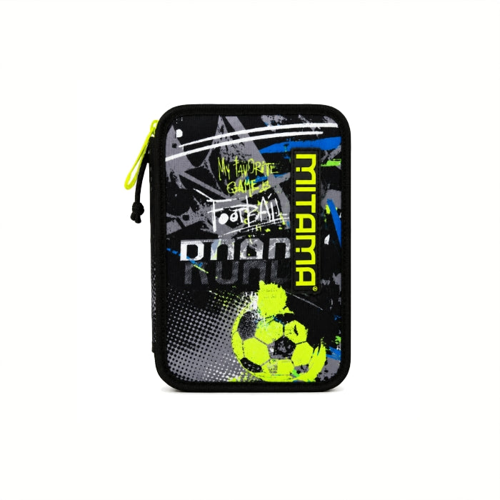 Mitama - Astuccio 3 Zip - Portacolori Completo per Bambini e Ragazzi
