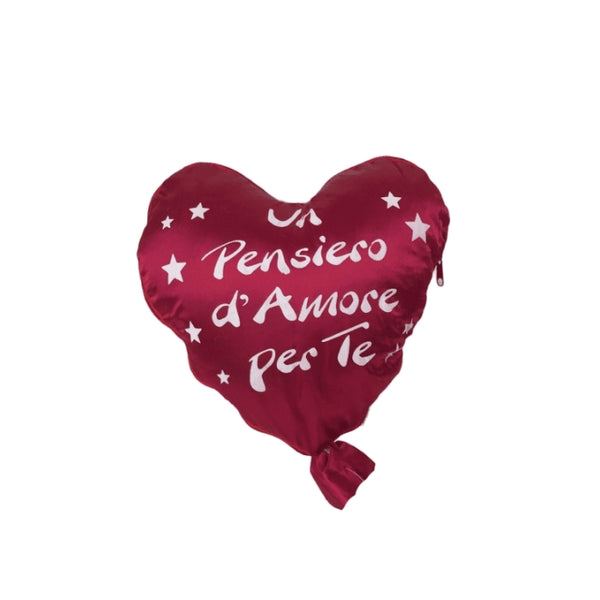 P&C - Cuore "Un Pensiero D'Amore Per Te" - Cuscino - 9595