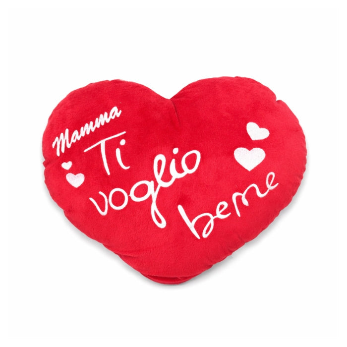 P&C - Cuscino - Scritta "Mamma Ti Voglio Bene"