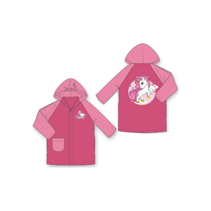 Rainbow Unicorn - Mantellina Impermeabile - 4A/104CM - UNI23-1846