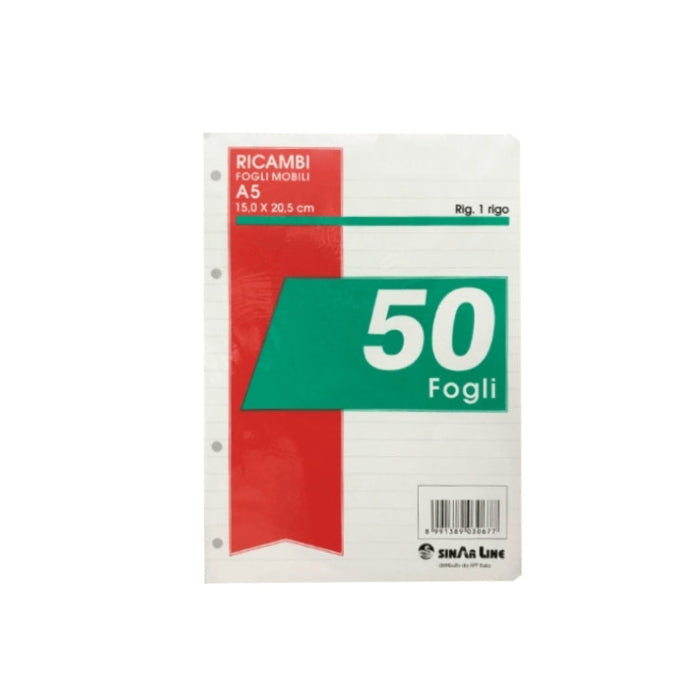 Sinarline - Ricambi Per Raccoglitore - Rigo - A5