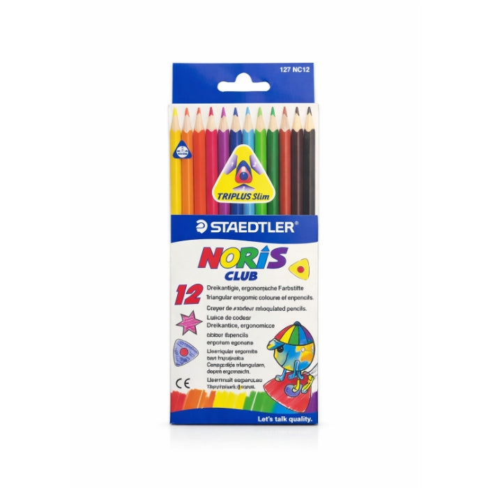Staedtler - Matite Colorate - Noris Club - TriplusSlim - 12 Pezzi