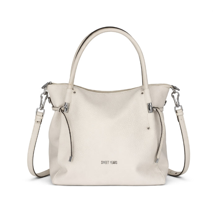 Sweet Years - Borsa A Spalla - Tote Bag - Beige con Tracolla | Eleganza Quotidiana