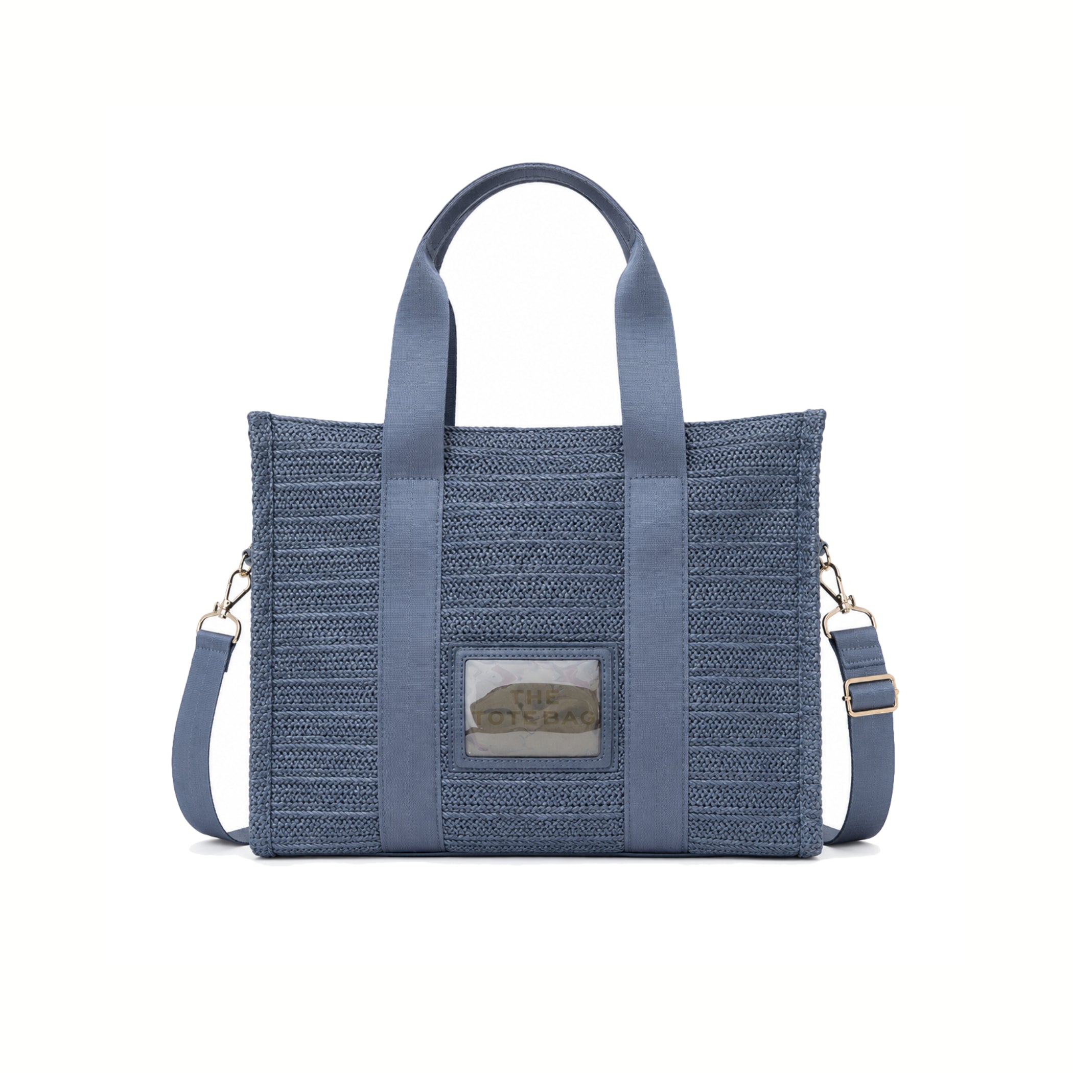 The Tote Bag - Borsa a Mano con Tracolla Regolabile | Tessuto Intrecciato