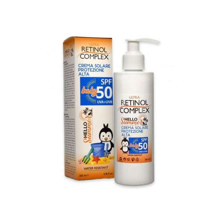 Ultra Retinol Complex - Hello Summer - Crema Solare Protezione Alta -  Baby SPF 50 UVA+UVB