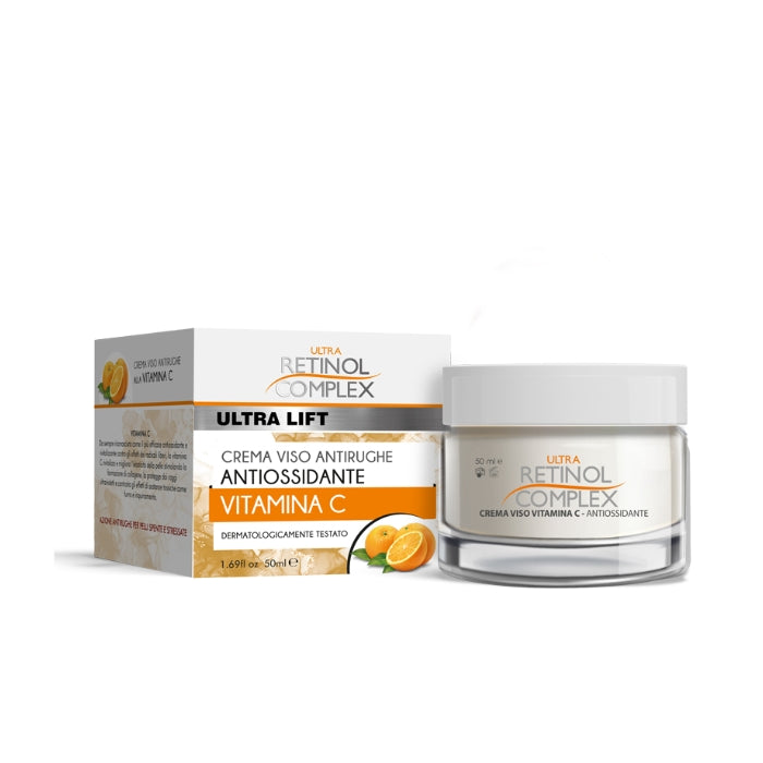 Ultra Retinol Complex - Ultra Lift - Crema Viso Antirughe - Antiossidante - Vitamina C