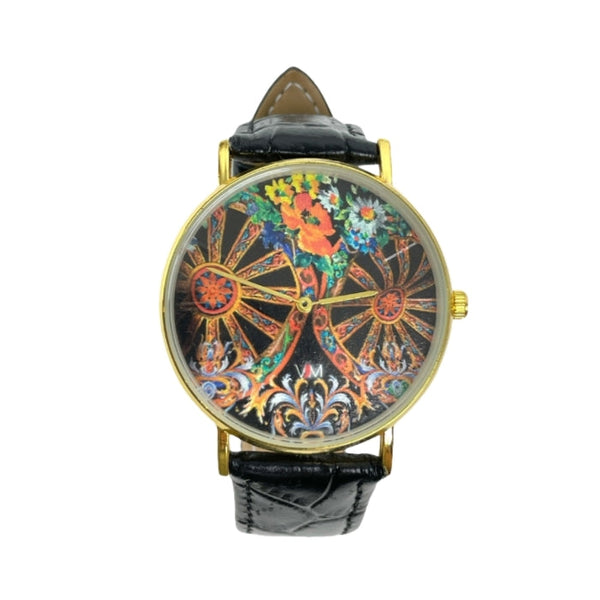 VJM - Bijoux & Watches - Ruote floreali - Orologio Da Polso