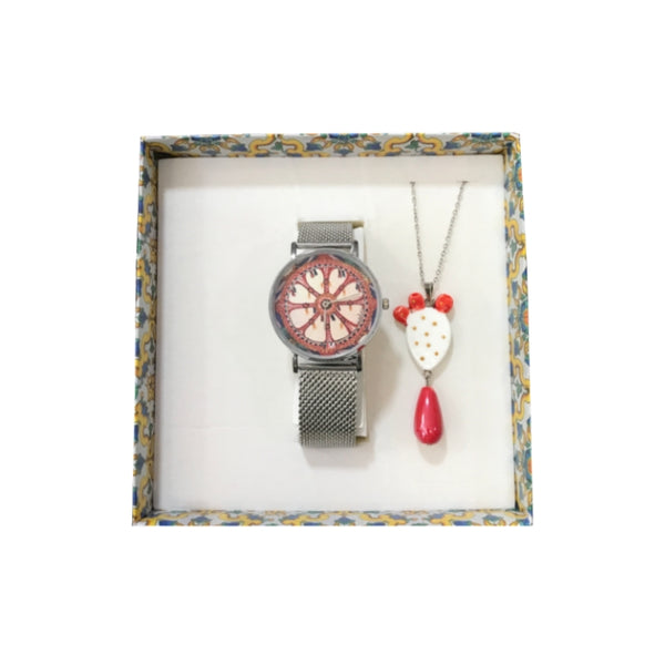 VJM - Bijoux & Watches - Sicilianità - Combo - Orologio Da Polso - Collana