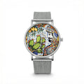 VJM - Bijoux & Watches - Orologio da Polso - Argentato - Quadrante con Soldato Siciliano | Cinturino Maglia Milanese