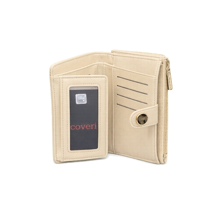 You Young Coveri - Portafoglio in Tessuto Intrecciato con Zip | Elegante e Capiente