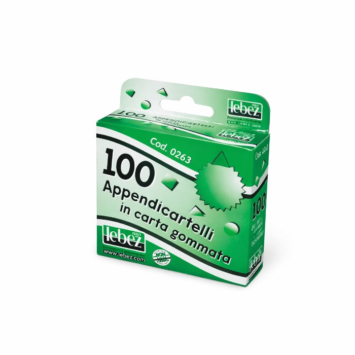 Lebez - Appendicartelli - In Carta Gommata | 100pz