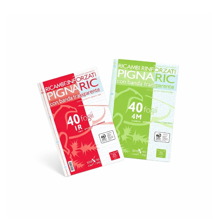 Pigna - Ricambi Rinforzati Raccoglitore - Quadretti da 4mm - 80gr - A4