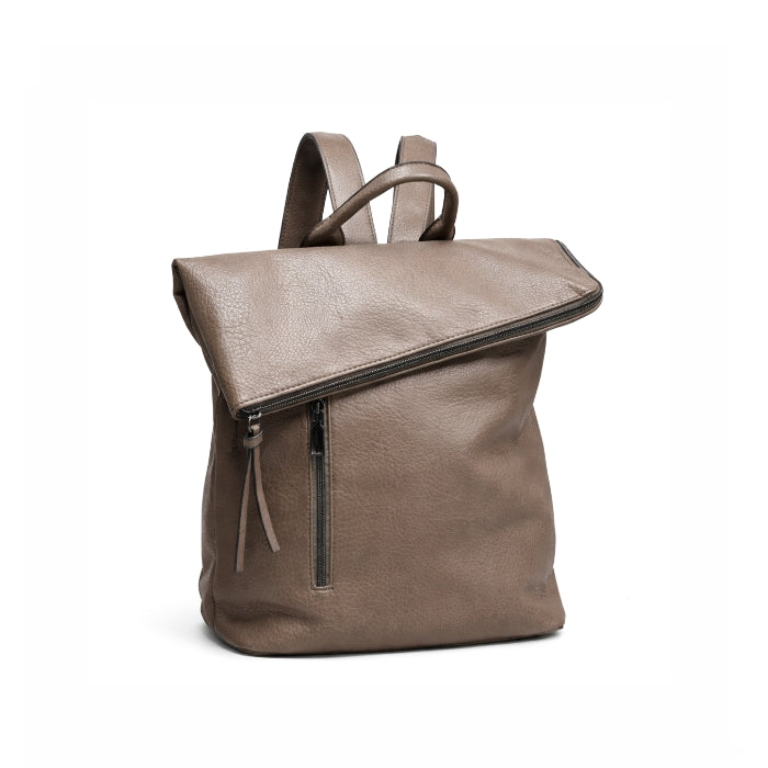 Urban Style - Zaino - Taupe con Chiusura Roll-Top
